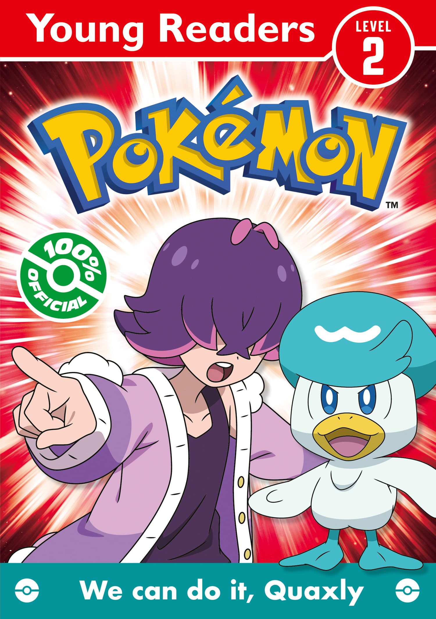 Pokémon Young Readers Level 2: We Can Do it, Quaxly!: Dive into reading with this exciting Pokémon Level 2 adventure for young readers