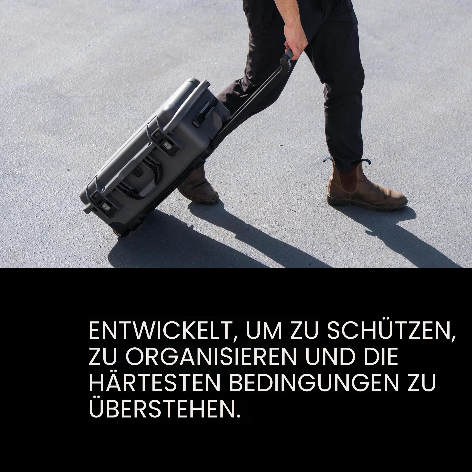 NANUK 935 Pro Photo Kit – Wasserdichter Hartschalenkoffer für Kameras, mit gepolsterten Trennwänden und Rollen, 56 x 36 x 23 cm – Staubdicht und stoßfest, Handgepäck (Rot)