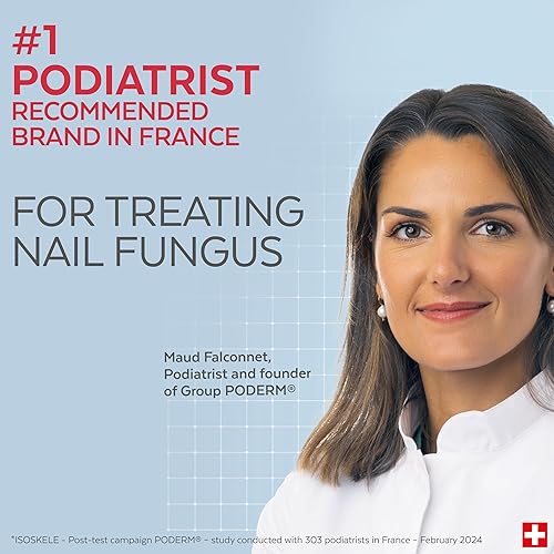 Miniatura 4 de PODERM Refuerzo para la renovación de las uñas de los pies - Suero de aceite de árbol de té - Restaura la apariencia de uñas decoloradasdañadas -