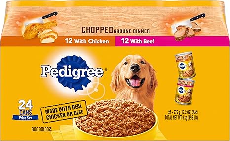 pedigree 12 pack cans