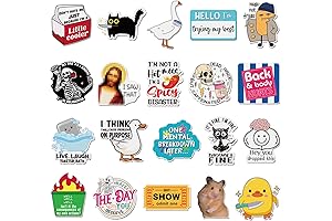 Funny Magnets: 20 Cute Animals and Words for Endless Laughter