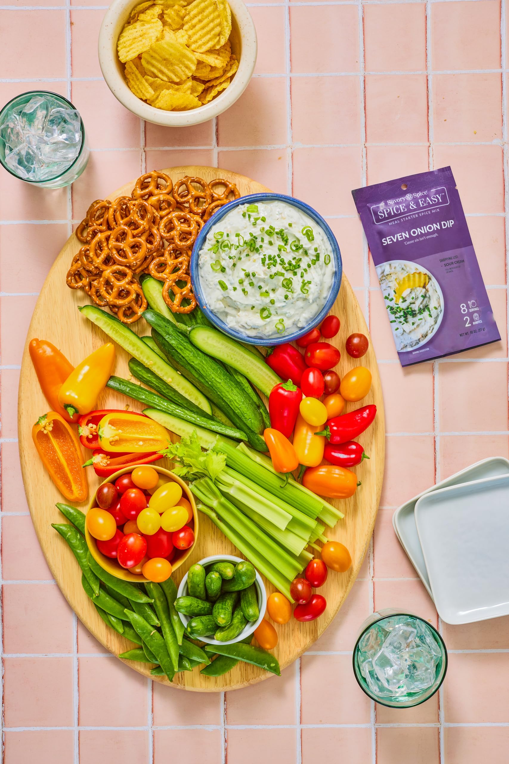 Savory Spice Seven Onion Dip Spice Easy 0 95 oz - French Onion-Style Dip Mix Seasoning Packet Just — view 5