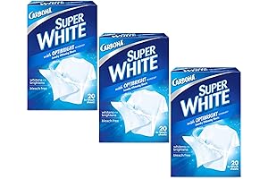 Carbona Super White Sheets: OptiBright for Whiter, Brighter Laundry