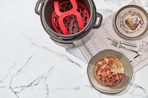 Miniatura 6 de Cuisipro Eslinga de silicona para cocinar y hornear, 19.75 x 7.88 x 1.13 pulgadas, rojo