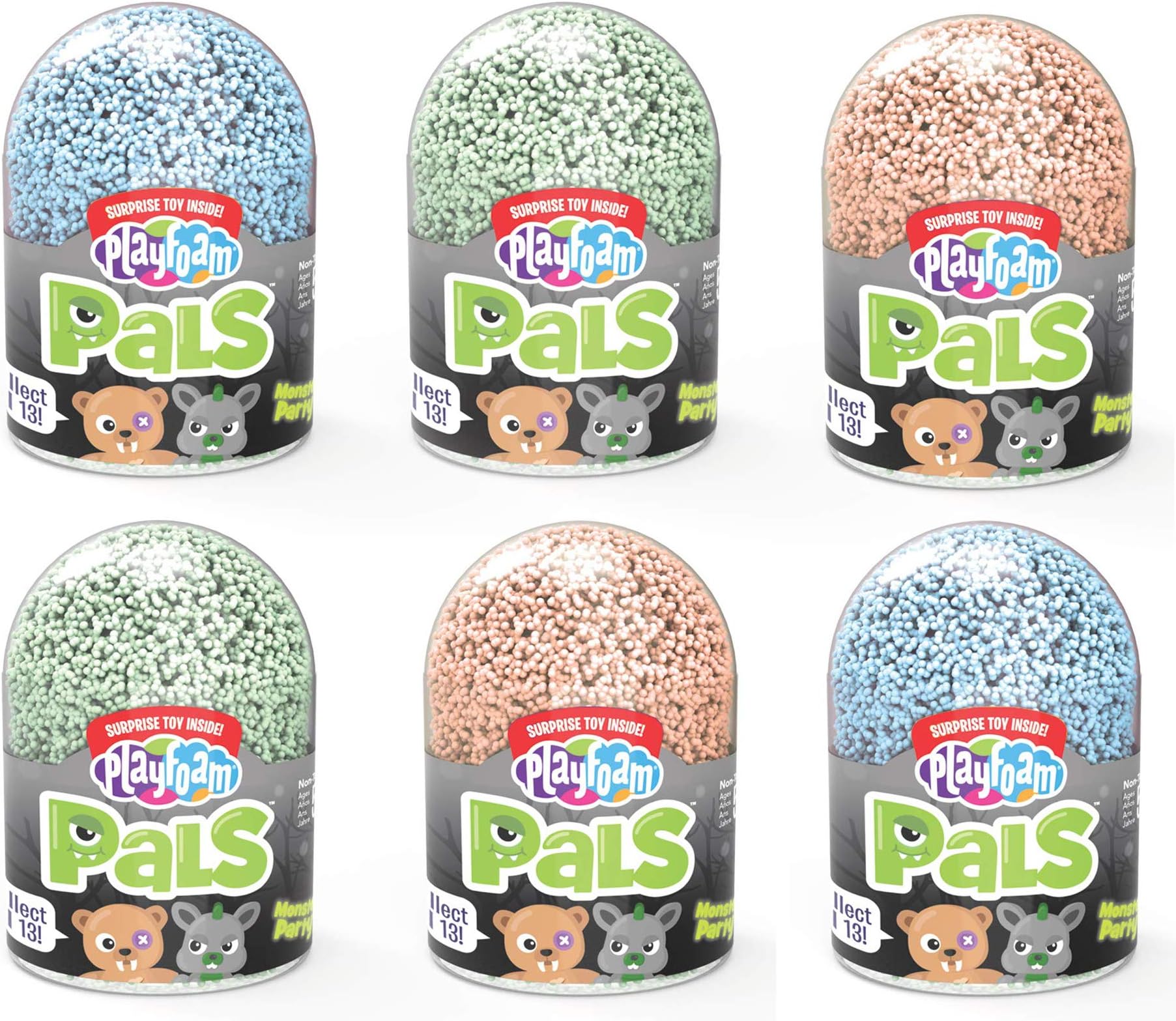 Educational Insights Playfoam Pals Monster Party 6-Pack, Fidget, Sensory Toy for Boys & Girls, Ages 3+