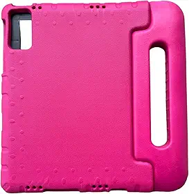 Capa Infantil Maleta Compatível Para Galaxy Tab A11+ Tela 11'' 2025 - ROSA,Anti impacto, EVA, Emborrachada, Leve