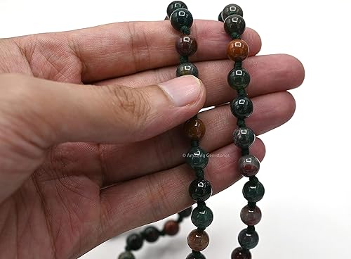 Miniatura 5 de Japa Mala - Collar de 108 cuentas de oración y pulsera Mala para meditación, Gema