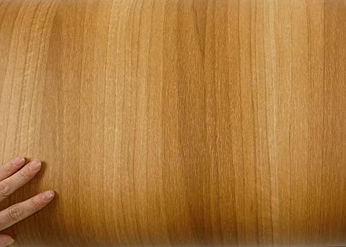 Miniatura 3 de ROSEROSA Papel tapiz autoadhesivo de madera de PVC para despegar y pegar, revestimiento de estante superior de encimera, color nogal (KW117N: 2.00