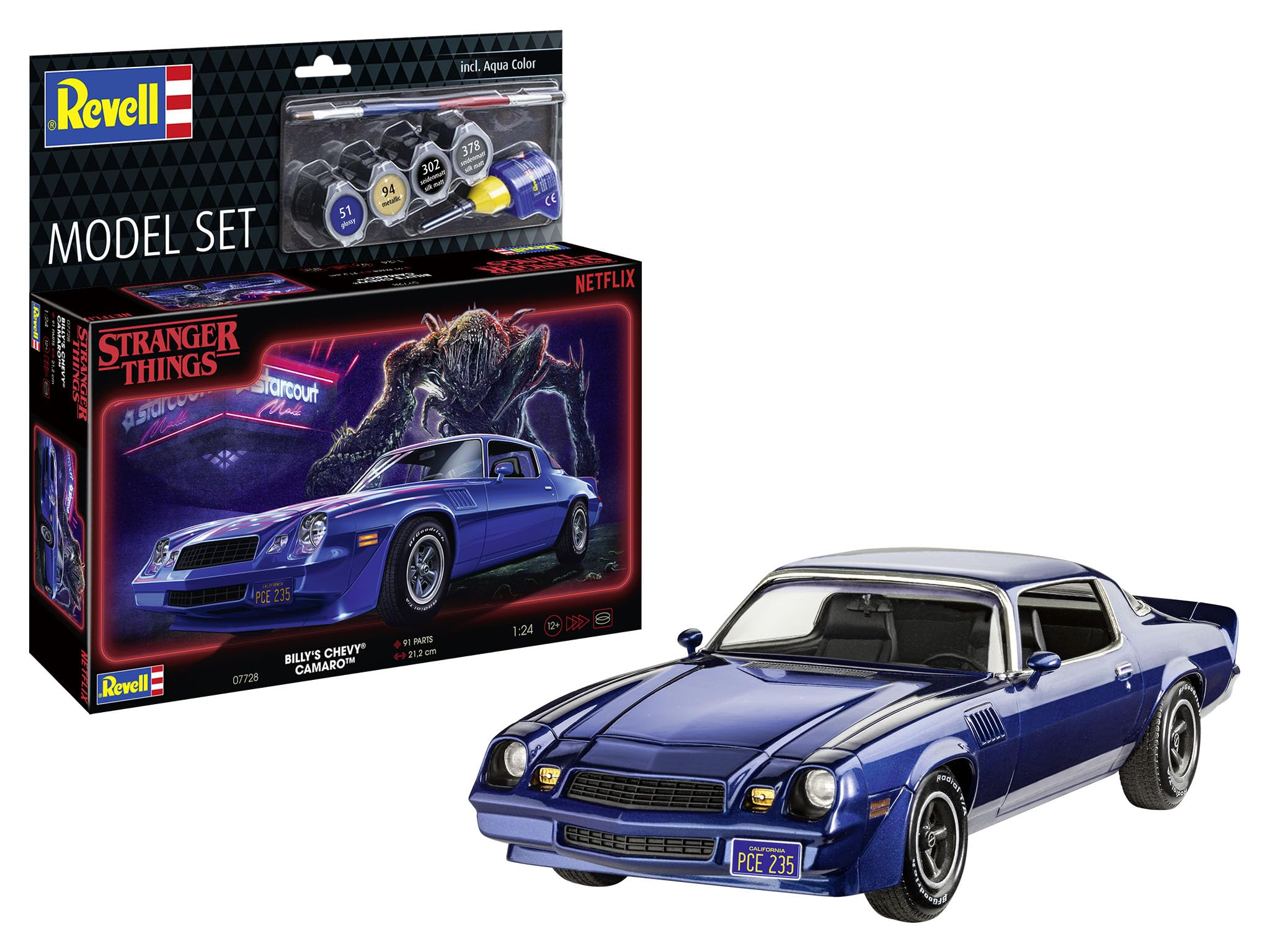 Revell Model Set 67728 Chevy Camaro Z/28: Stranger Things 1:25