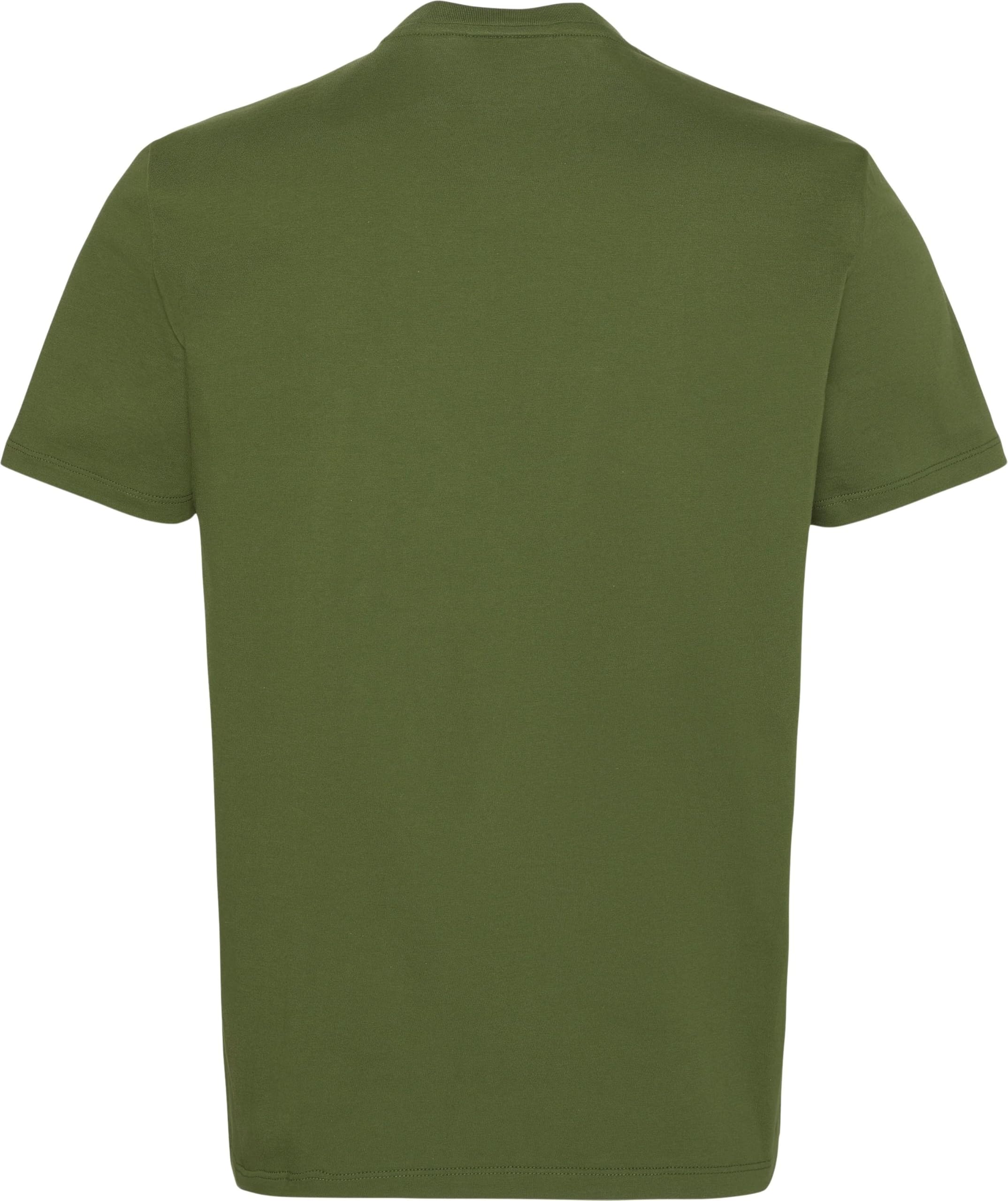 Calvin Klein Męska koszulka z logo SS 30S Classic TEE LV04RC272G koszulki, zielona (Medieval Forest), M, Zielony (średniowieczny las), M