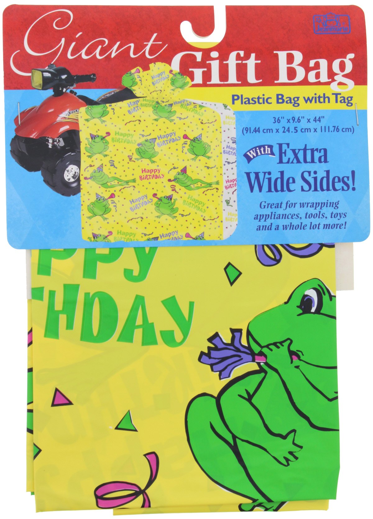 GIFT BAG GIANT 36 " X 9.6 " X 44" BIRTHDAY GIFT BAG