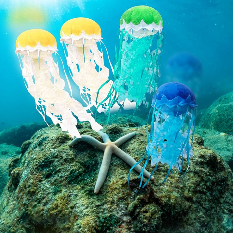 希少　クラゲブルー　ぬいぐるみ　M＆Sサイズ ２体セット　アナザーアクアリウム 希少 クラゲブルー ぬいぐるみ M＆Sサイズ 2体セット アナザー