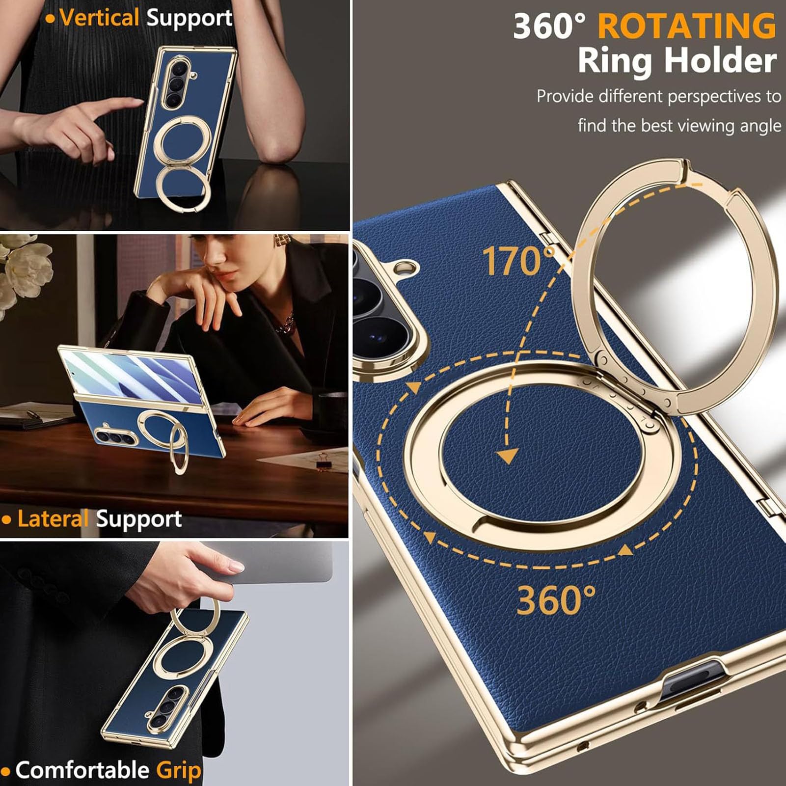 Chapada Funda Para Samsung Galaxy Z Fold 8 Ultra, Bisagra Antigolpes
