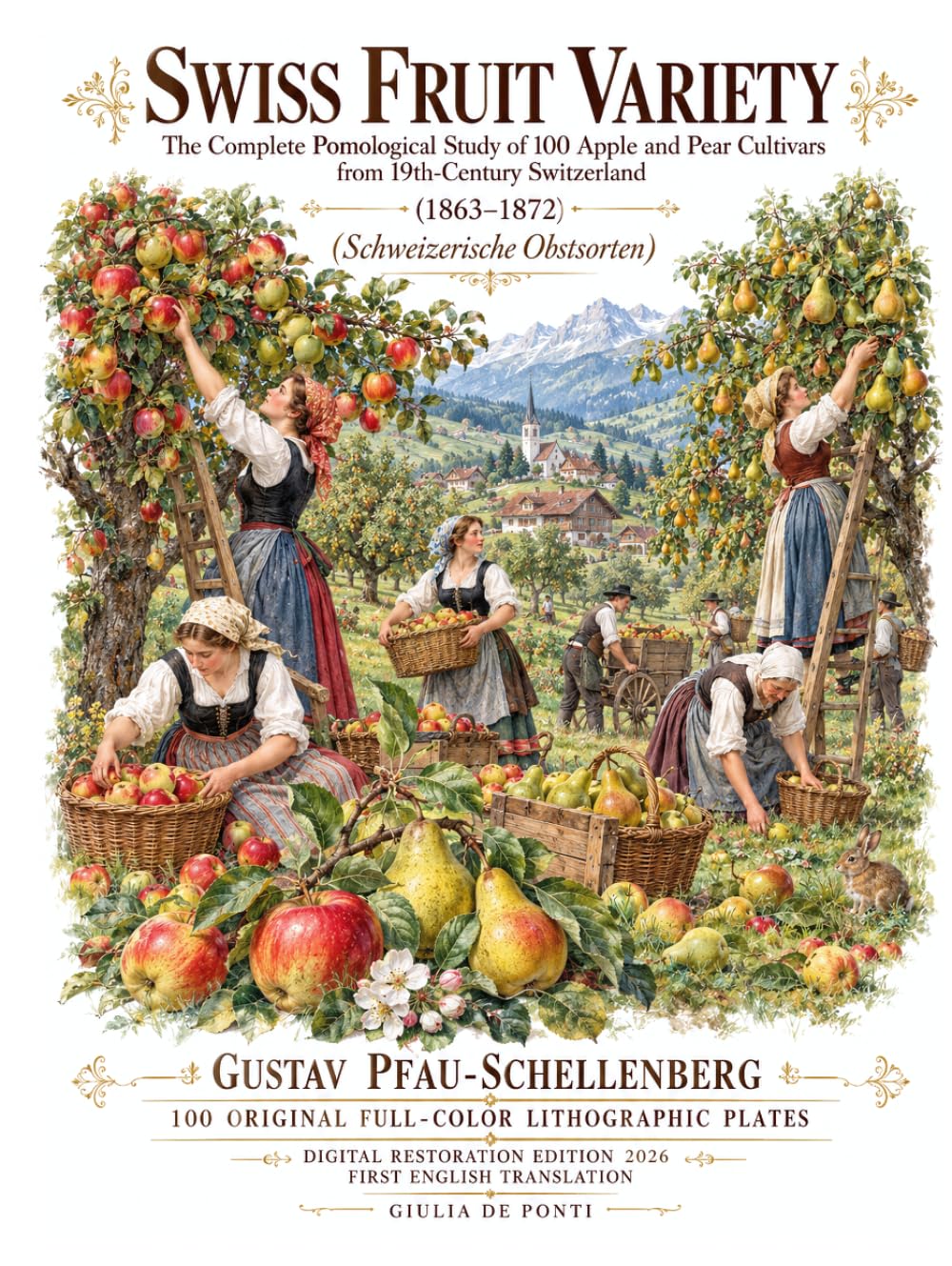 SWISS FRUIT VARIETY: The Complete Pomological Study of 100 Apple and Pear Cultivars from 19th-Century Switzerland (1863-1872)
