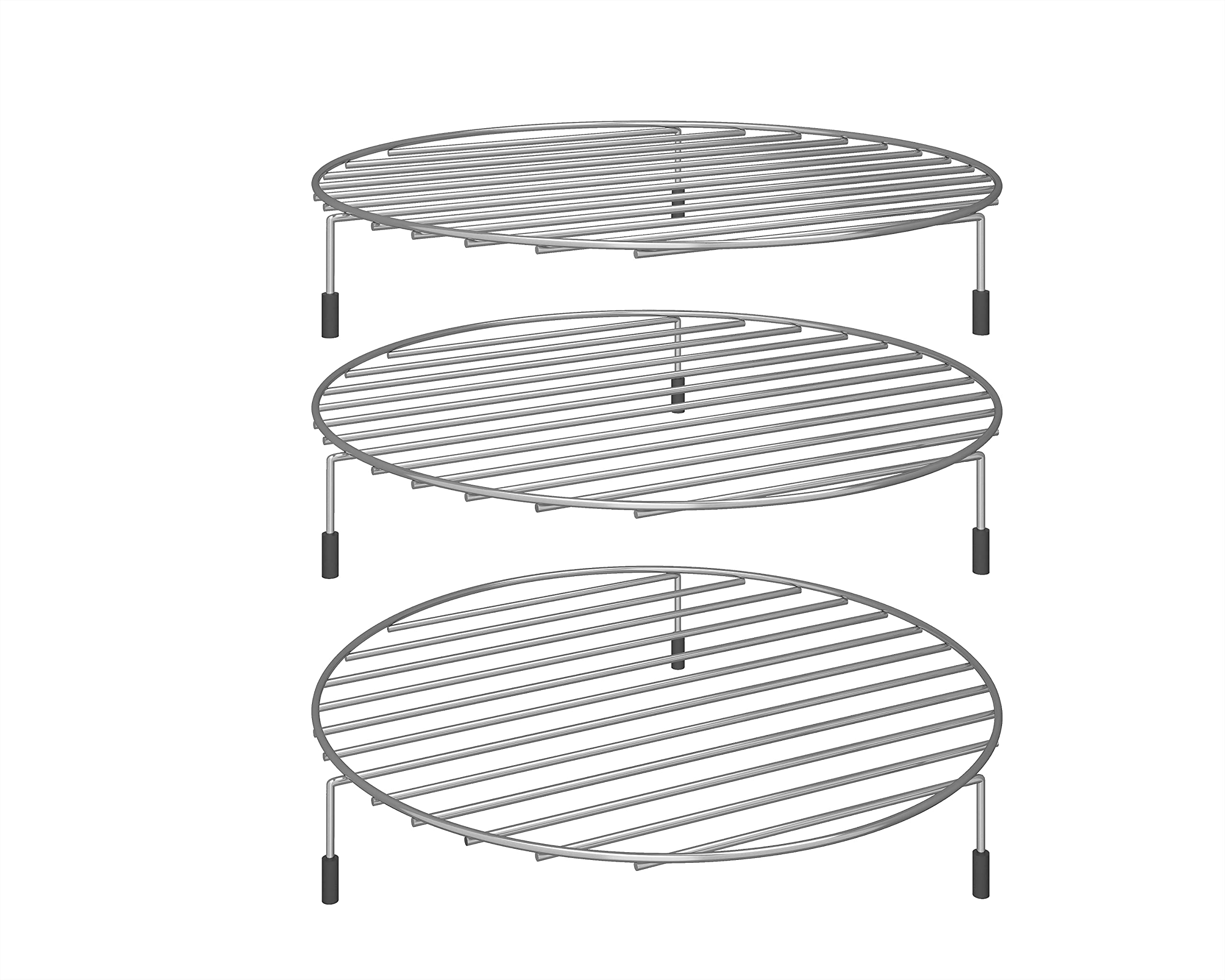 LIFE TIME Wire Products Set of 3 Coasters Grill Roti Jali Roast Grill Papad