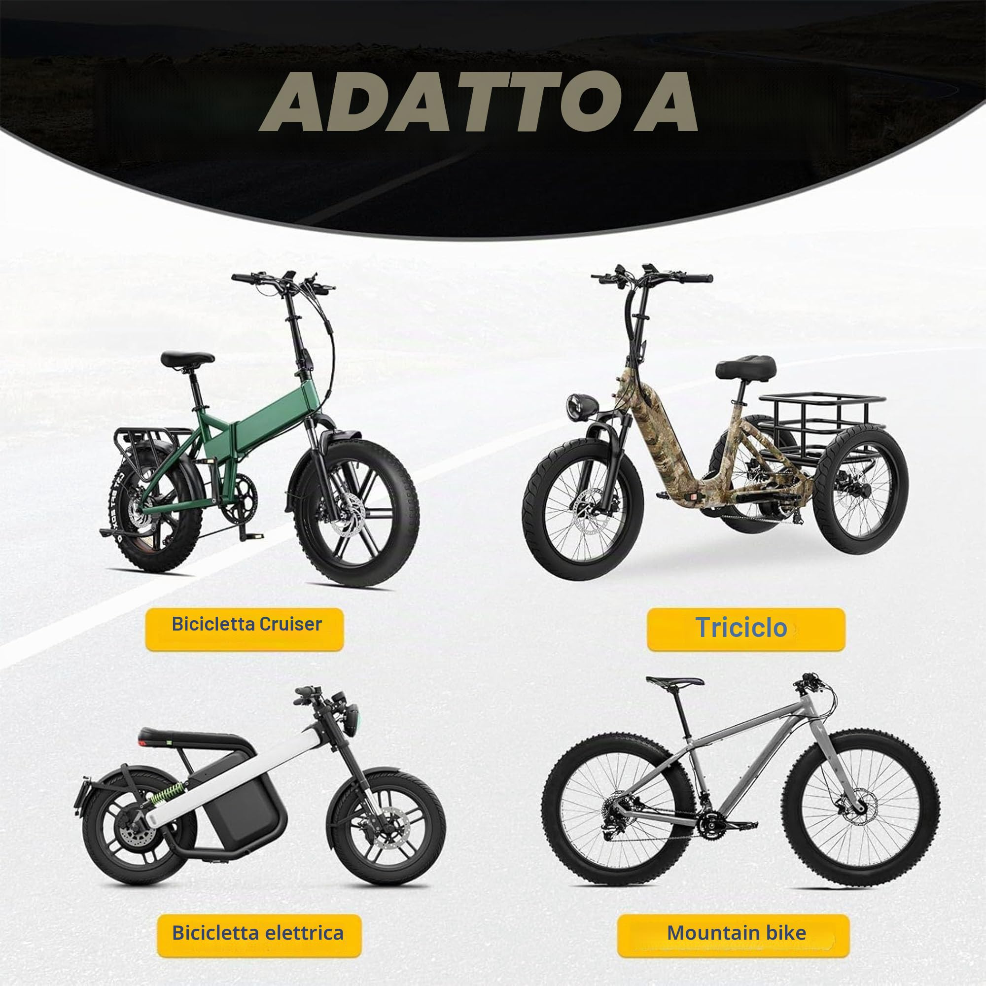 ZUKKA Pneumatici da bicicletta 20 26 pollici Fat Tire 20/26 x 4,0 pollici per e-bike, mountain bike, Heavy Duty ad alte prestazioni, resistente all'usura, per e-bike, mountain bike, mountain bike