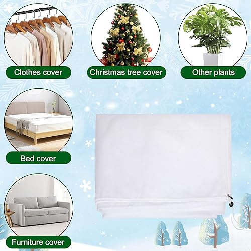 Miniatura 3 de moonoom 9 x 4FT Upright Christmas Tree Storage Bag - Adjustable Christmas Tree Storage Covers - Non-Woven Tree Dust Proof Bag for Artificial Trees