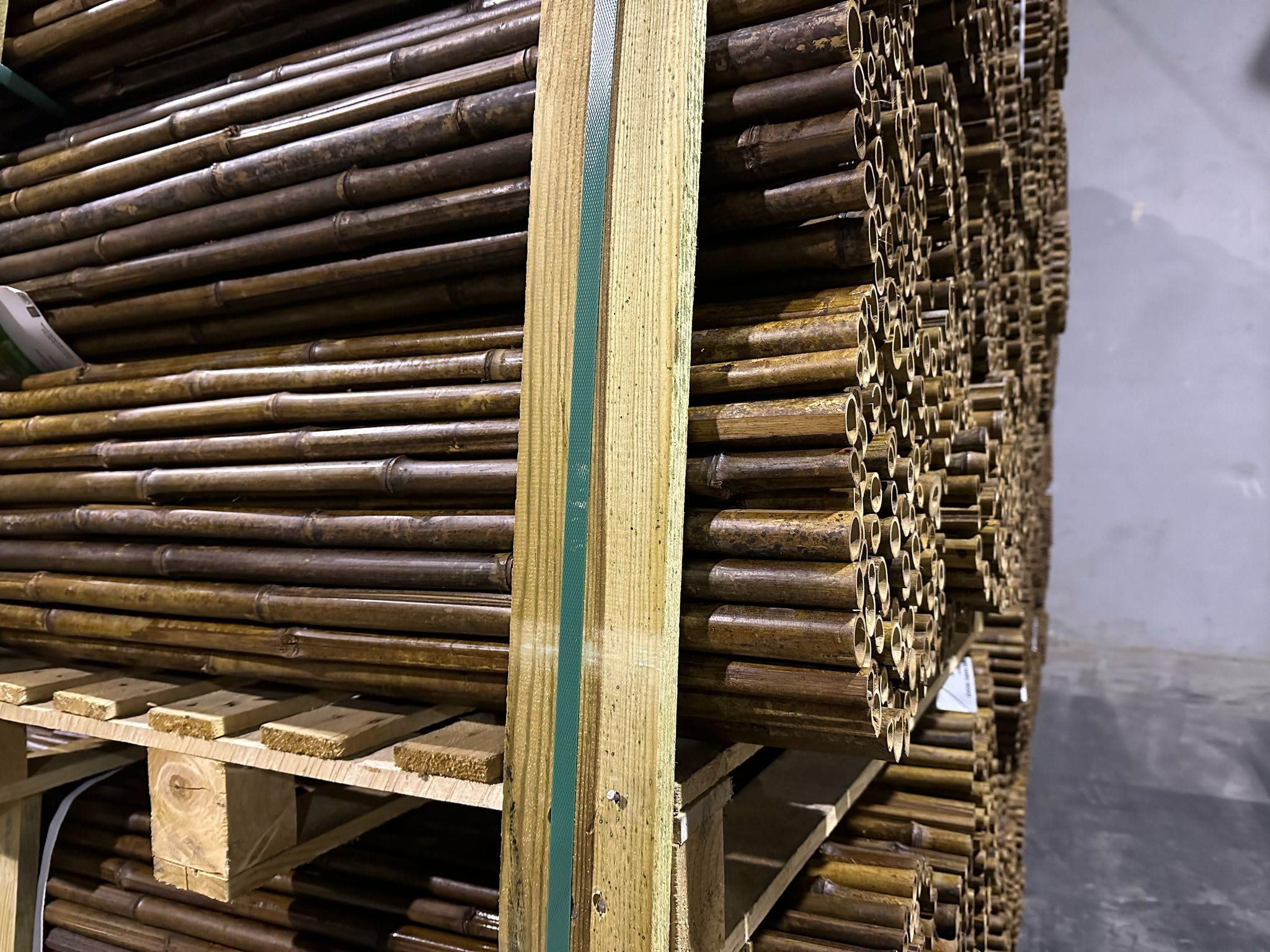 Mugar-Valla de Bambú Premium 2.50 m Marrón Oscuro,Cañas endurecidas decorativo exterior e interior. Resistente a la interperie, para cerramientos, cañizo (Marrón, Rollo 2,00x2,50 m)