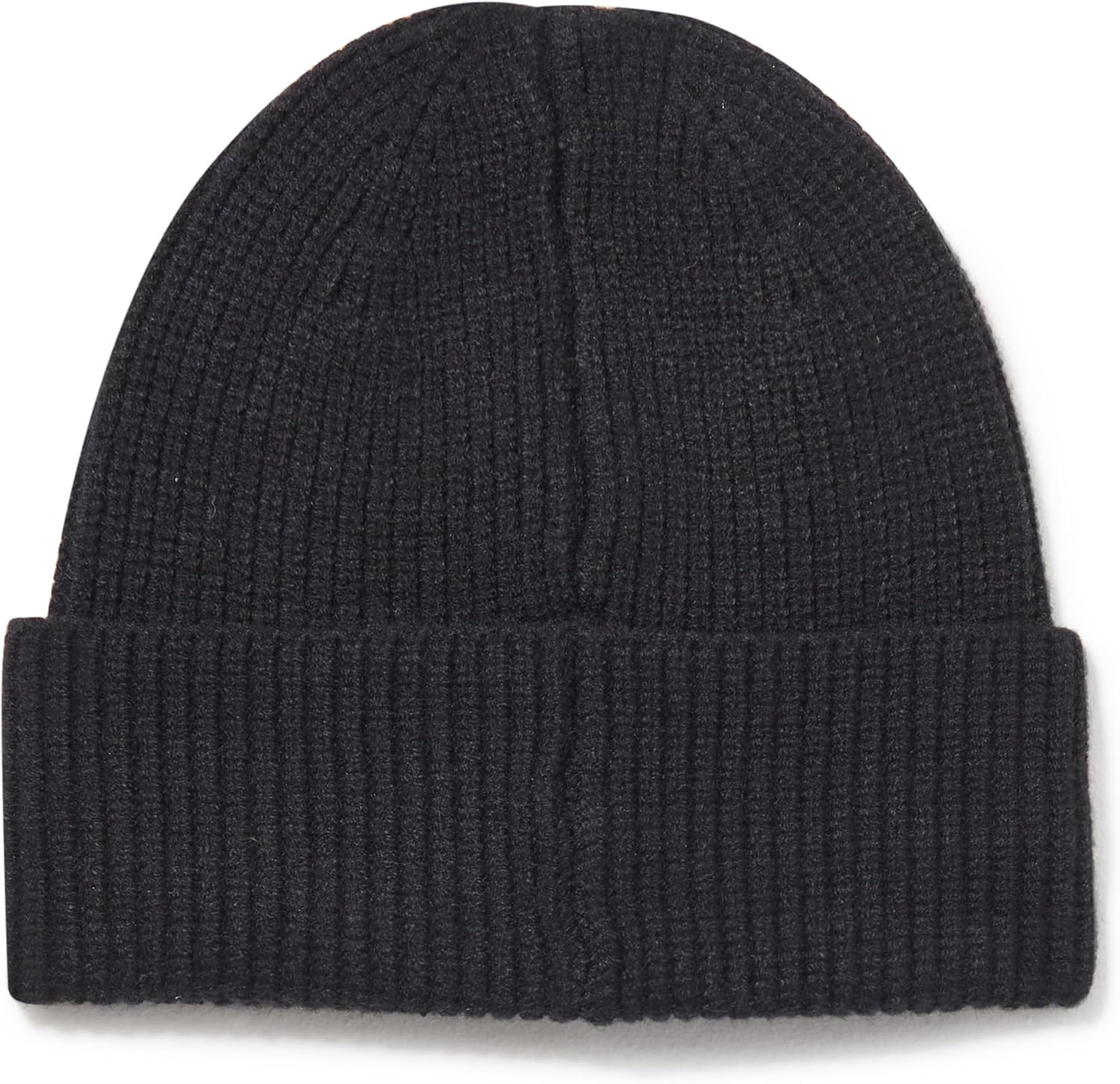 DKNY Womens Knit Beanie with Logo Patch - Image 2