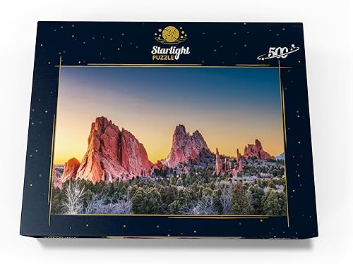 Miniatura 4 de Garden of The Gods, Colorado Springs, Colorado, Estados Unidos, rompecabezas prémium de 500 piezas para adultos