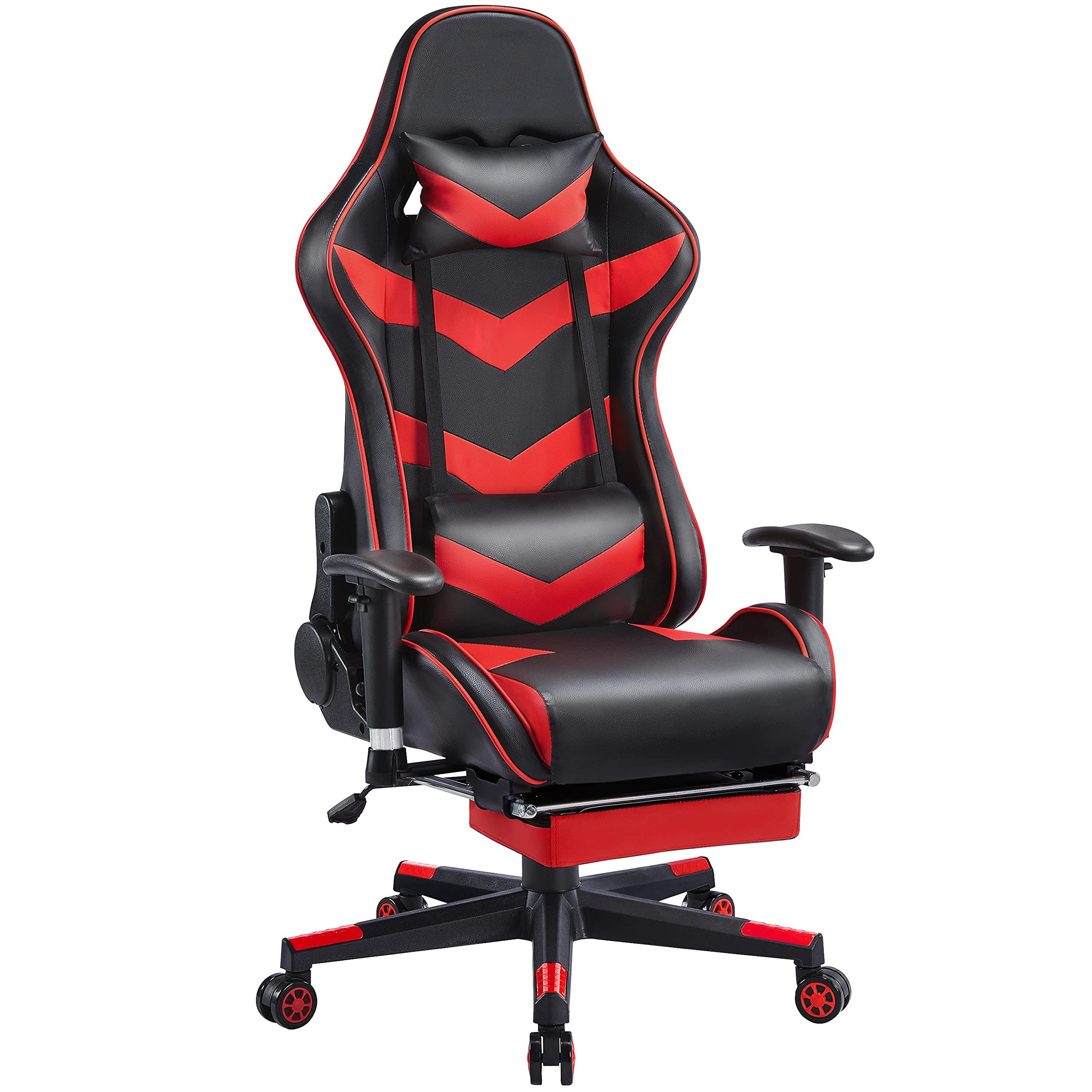 Yaheetech Gaming Chair with Footrest Ergonomic Video Game Chairs Swivel