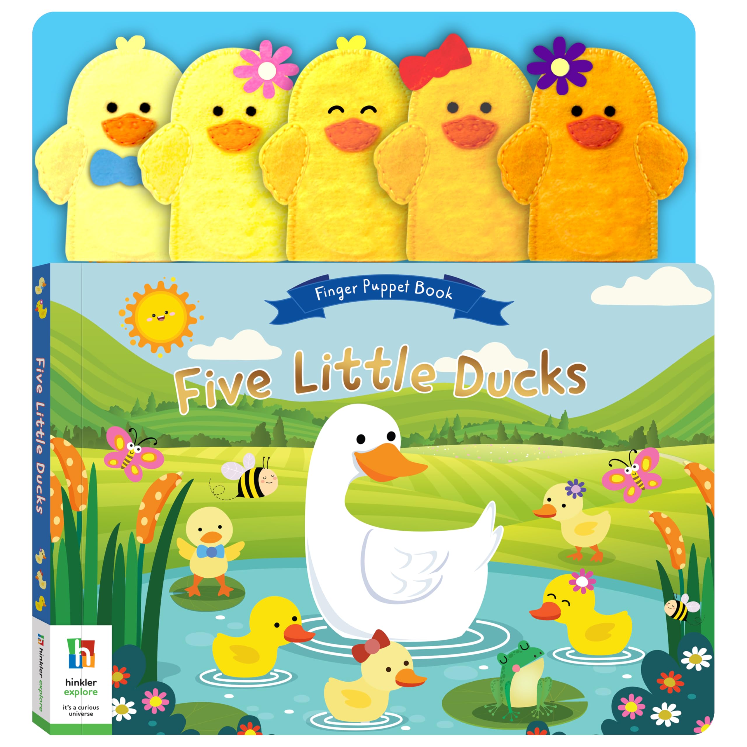 Five Little Ducks Finger Puppet Book : Pty Ltd, Hinkler: Amazon.sg