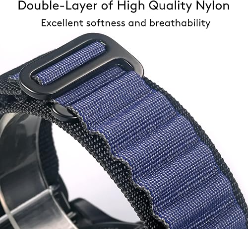 Miniatura 6 de Compatible con Garmin, correa deportiva de nailon tejido resistente con gancho en G para fnixForerunnerVivoactiveApproachMARQquatixD2 Series Correa