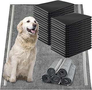 Charcoal Puppy Pads Extra Large 28“x34”, 30 Count Activated Carbon Dog Pee Pads, X-Large Potty Pads for Dogs, Disposable Puppy Pads Pet Training Pads