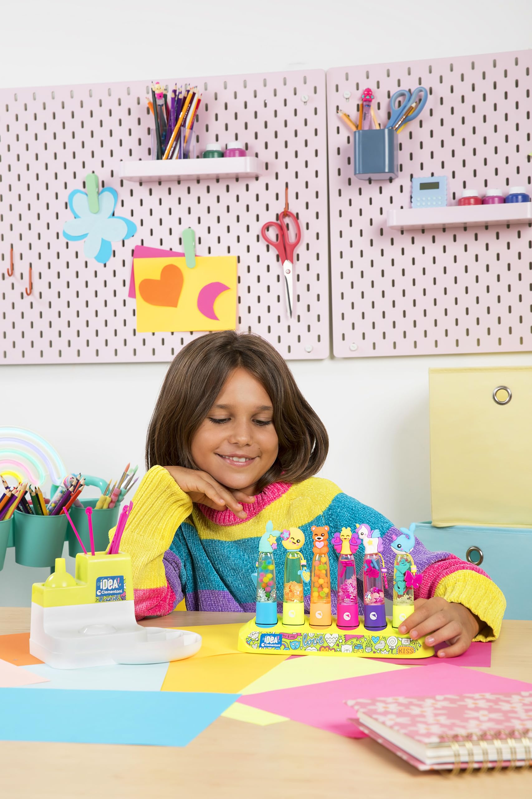 Clementoni Laboratorio Evidenziatori Personalizzati Kit Creativo Bambini 6+ Anni 50+ Accessori 6 Evidenziatori Made in Italy