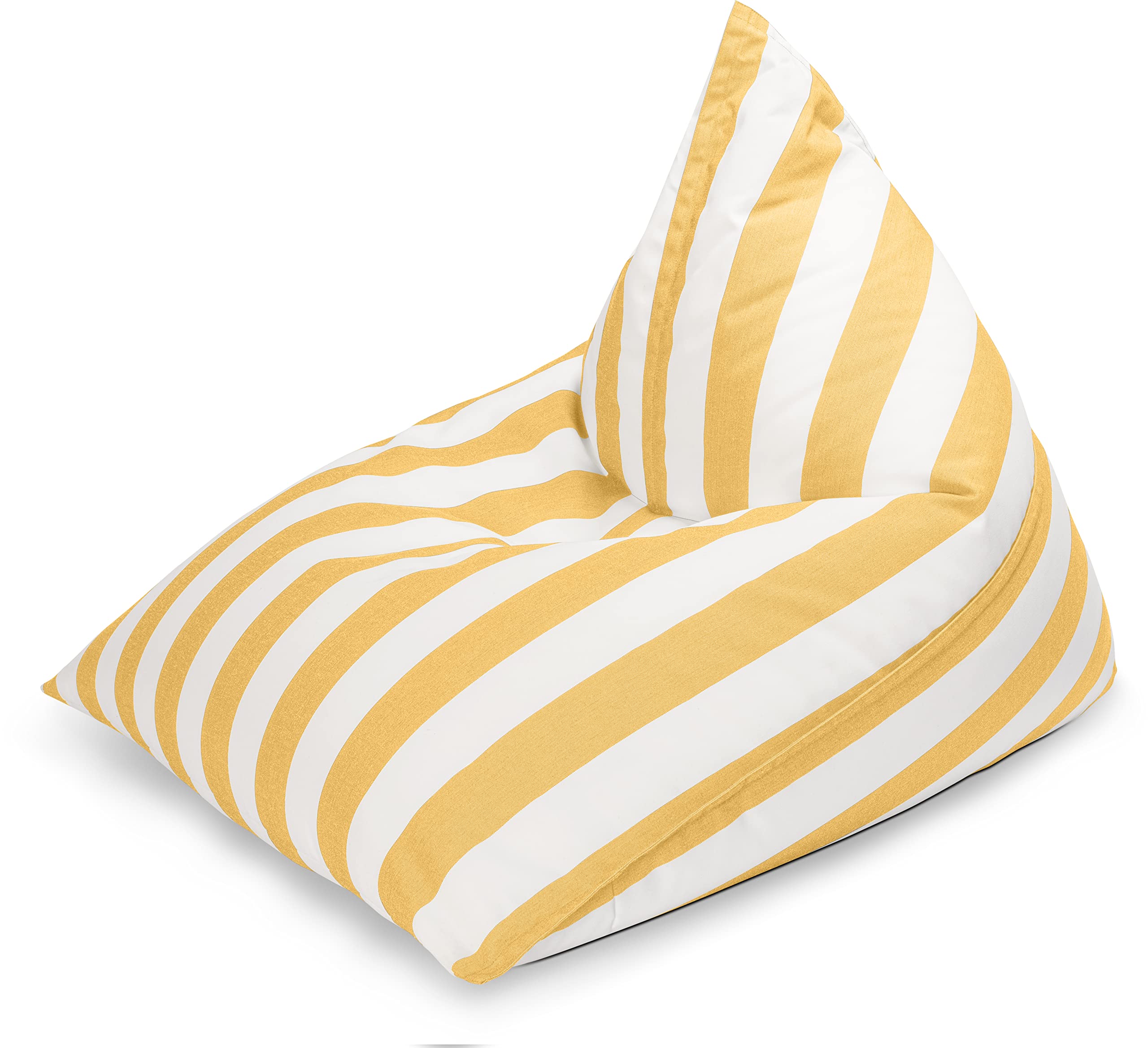Sitting Point Sitzsack Calypso Santorin 300 l Gelb Streifen-Muster