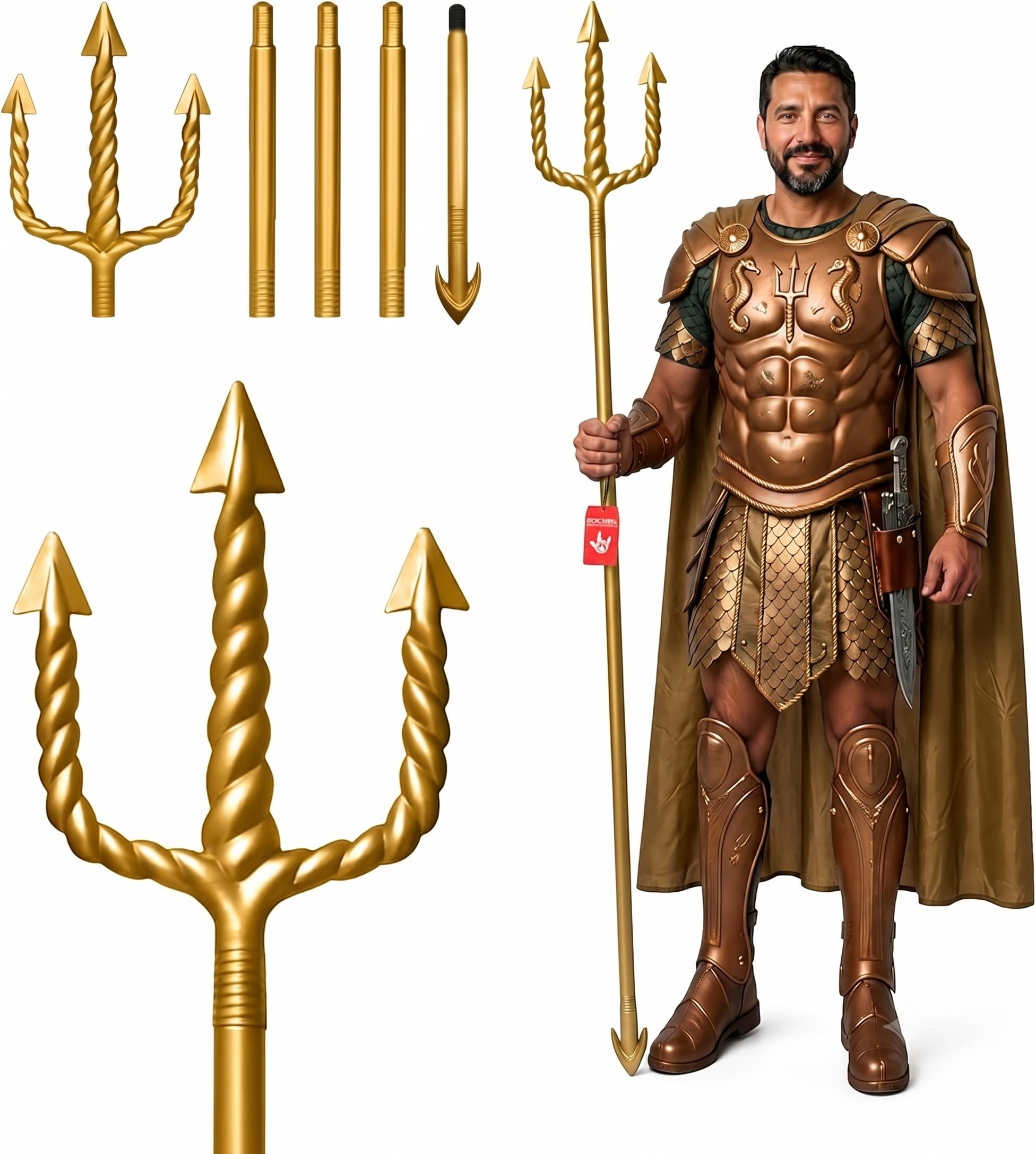 Nicky Bigs Novelties Poseidon Trident Staff, 55
