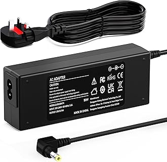 90W Laptop Charger Compatible with Toshiba Satellite C50 C55 C650 C655 C660 C850 C855 C855D L50 L650 L655 L750 L755 L850 PA3917U-1ACA PA3714U-1ACA 11 14 15 Power Adapter 5.5 x 2.5mm