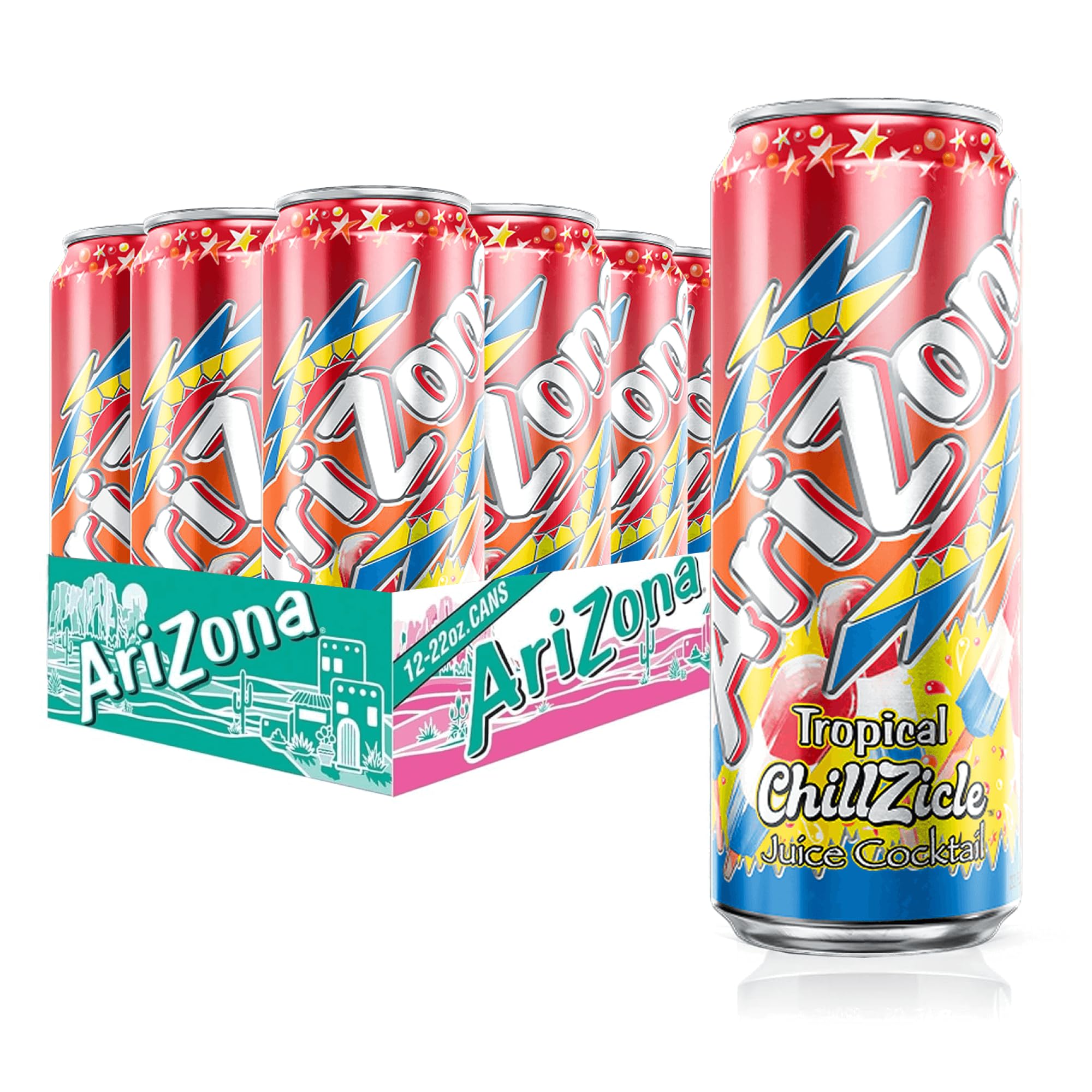 Amazon.com: AriZona Tropical Chillzicle | Fruit Juice Cocktail