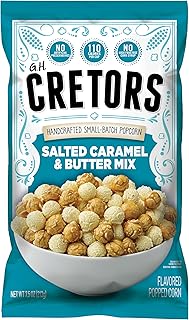 G.H. Cretors Sea Salt Caramel & Butter Mix Popcorn, 7.5 oz (Pack of 6)