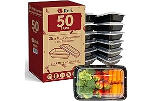 Reli. 28oz Meal Prep Containers with Lids