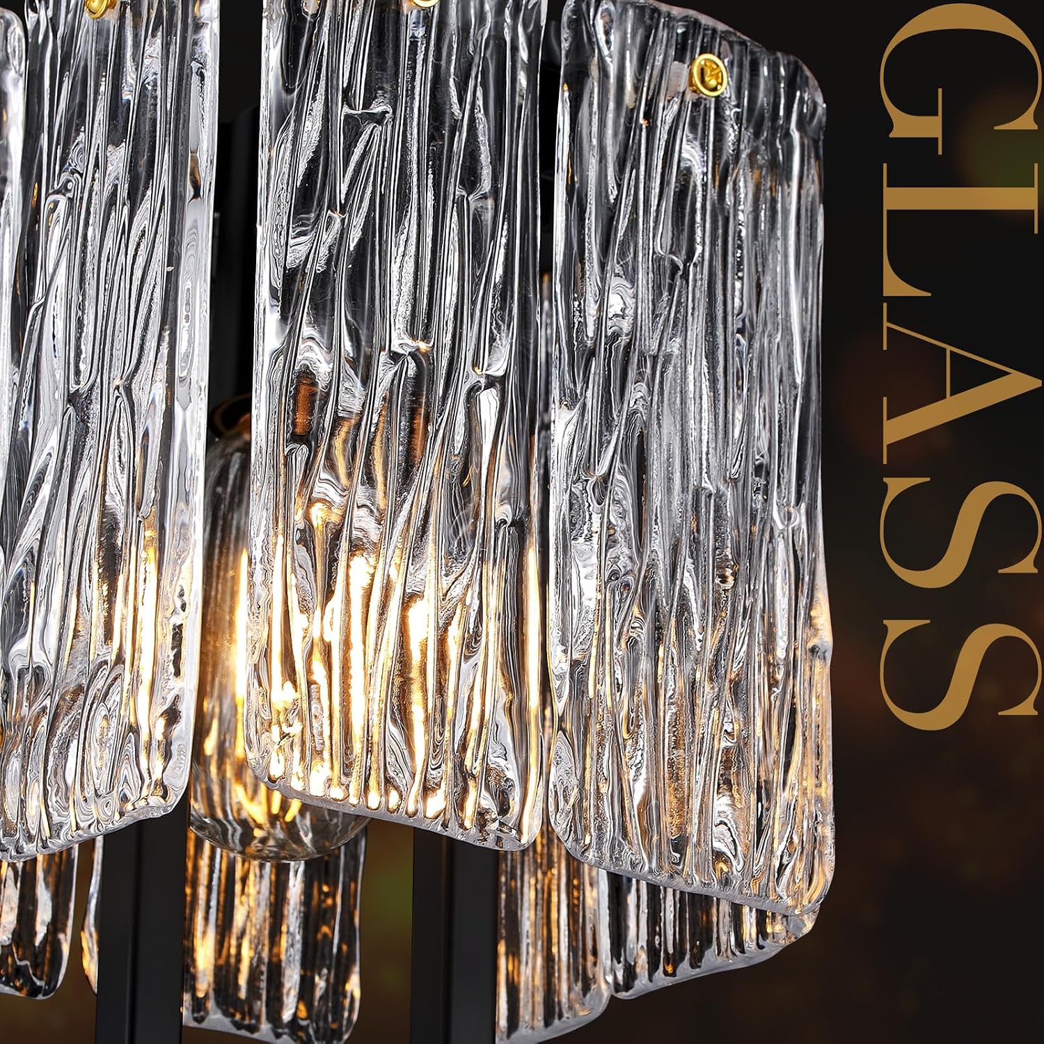 Modern Black Pendant Light Fixtures for Kitchen Island and Dining Room, Industrial Mini Small Hanging Crystal Chandelier Lights Fixture for Entryway Hallway Foyer Living Room Bedroom 1-Pack