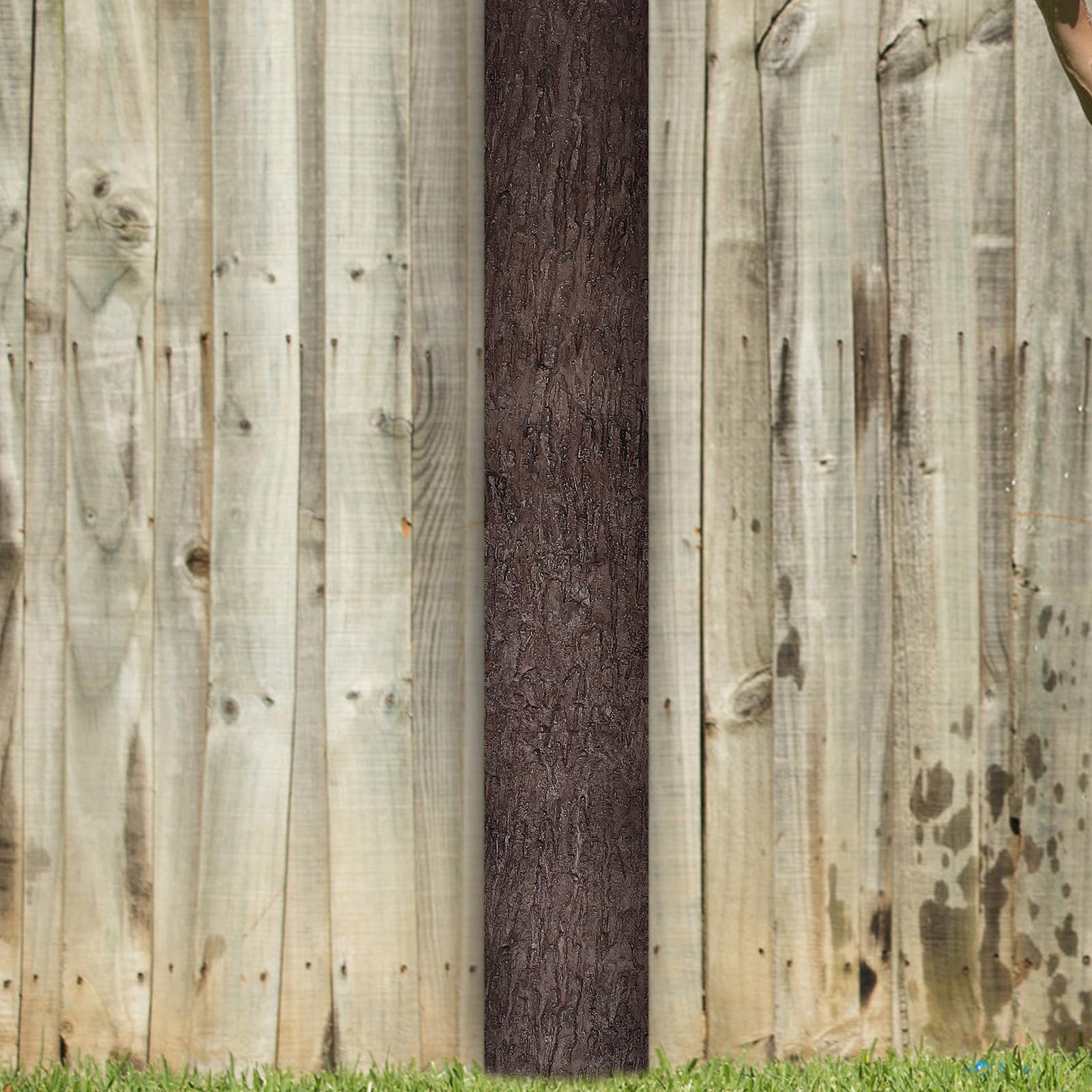 OUNONA Décor Amovible en Écorce d'arbre Artificielle en PVC Léger et Coupable pour Murs et Tuyaux, pour Projets Créatifs DIY en Extérieur