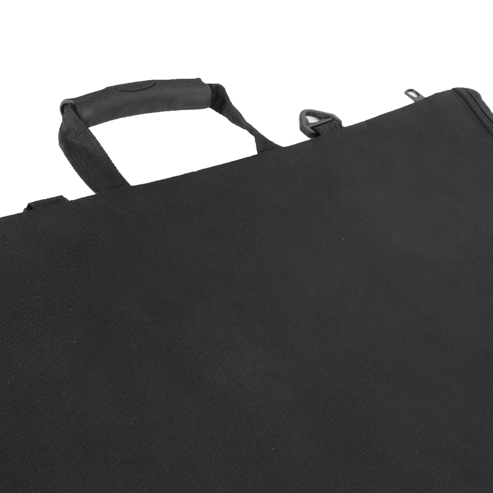 Zaino per Pittura, Tavolo da Disegno Portatile per Bambini Borsa Impermeabile Multifunzionale A3 con Tracolla in Nylon per L'organizzazione di Opere D'arte(Borsa da pittura portatile nera 8K)