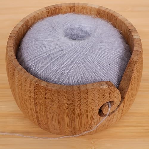 Vista 192 de JubileeYarn Mohair Elixir Yarn - 50 g/madeja Lana mezcla para bebé - Mimosa - 2 madejas 04 Mimosa