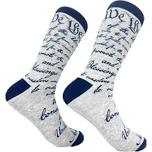 Mens US Constitution Socks Funny We The People Patriotic USA Footwear | Funny Graphic Socks, Graphic Sock, Cool Political Sock, Stretchy and Soft, Novelty Socks