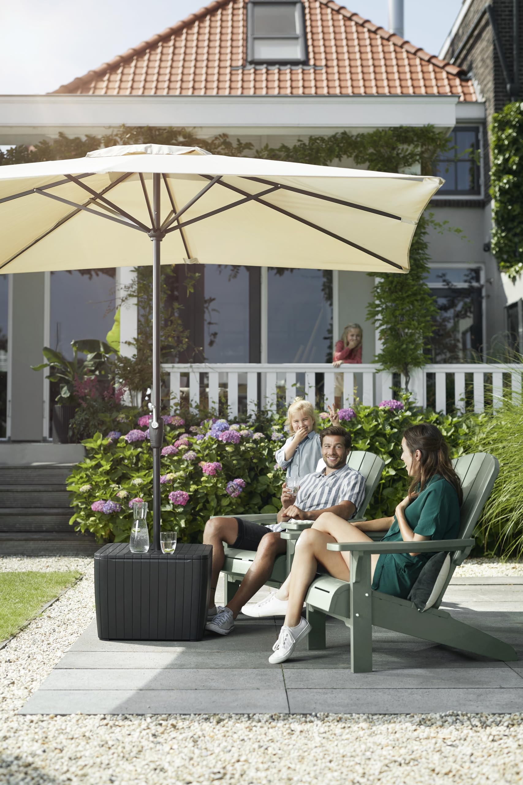 KETER Fauteuil de Jardin Adirondack - Lot de 2 - Vert