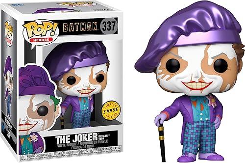 Miniatura 5 de The Joke r [Batm an 1989] (Chase): Funk o Pop! Heroes - Figura de vinilo con 1 protector gráfico compatible con 'ToysDiva' (337 - 47709 - B)