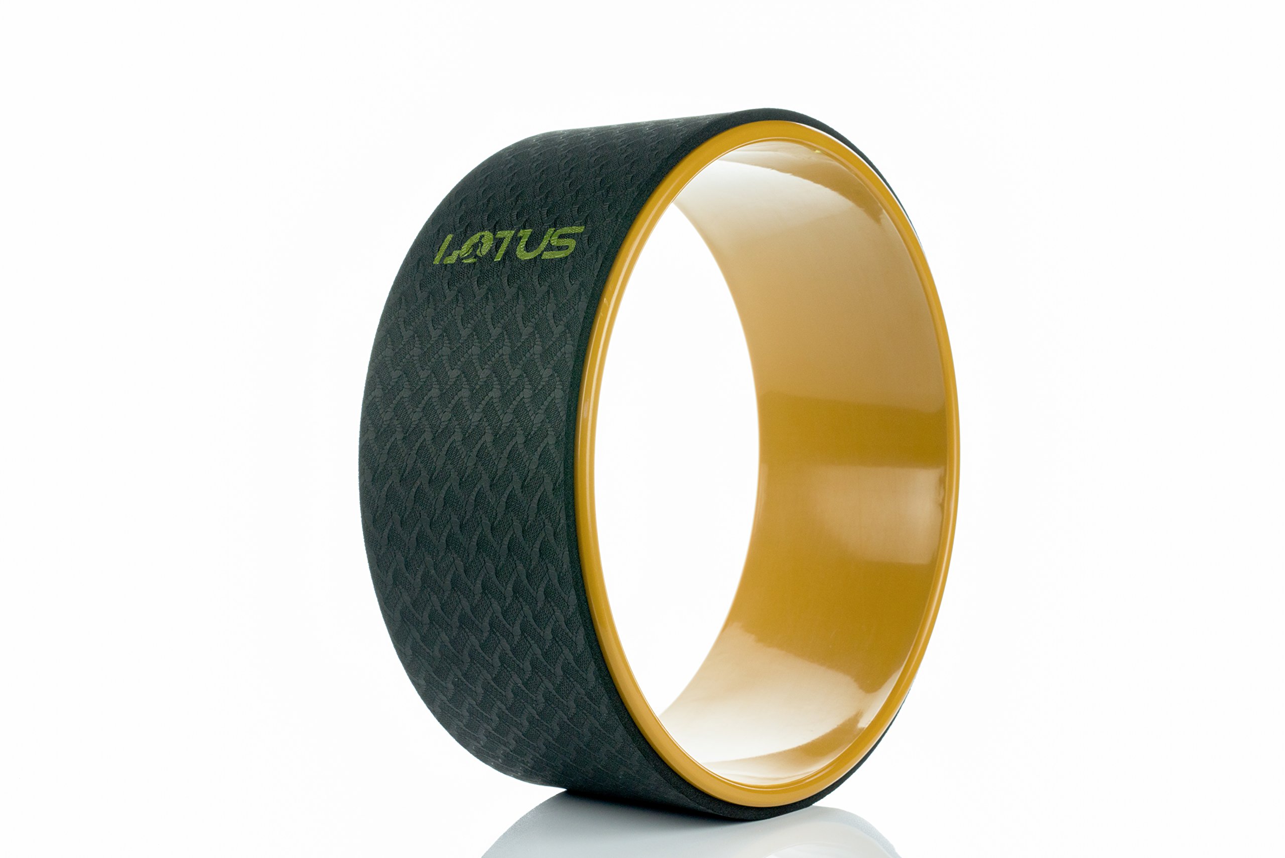 Yoga Wheel & Asana Video Training Guide. Instructor's Choice Sturdy Yoga Wheels & Guide - improve spine flexibility, core strength and tone abdominal muscles