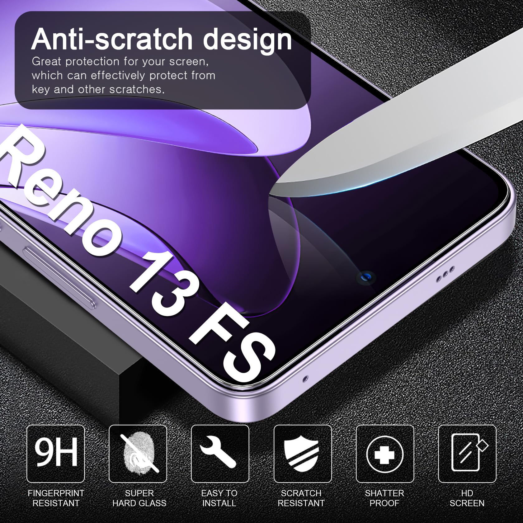 FLLAO Cover Compatibile con OPPO Reno 13 F (4G / 5G) / OPPO Reno 13 FS 5G con 2 Vetro Temperato [Protezione Fotocamera] Anti Ingiallimento Antiurto Silicona TPU Morbido Custodia - Trasparente