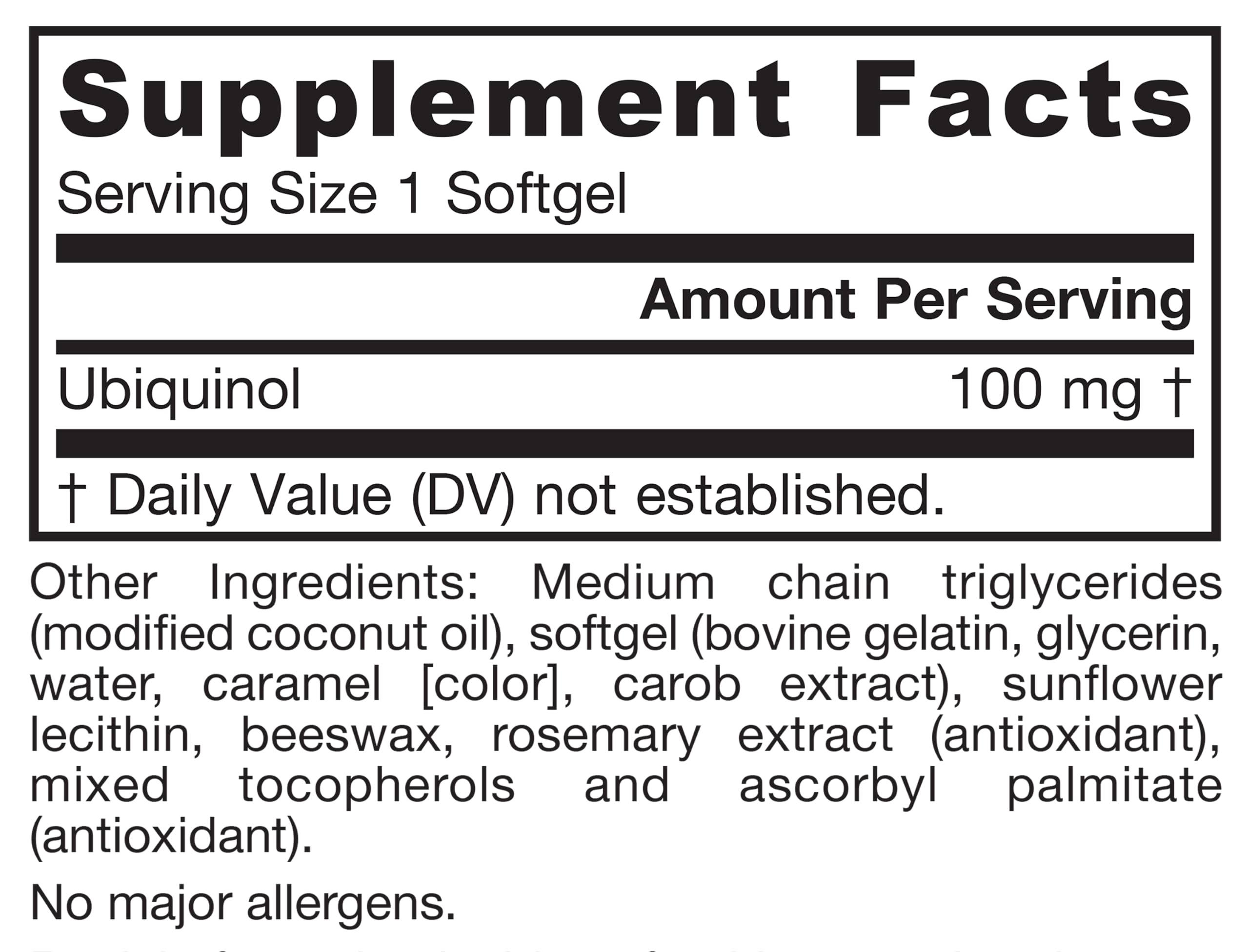 Jarrow QH-Absorb Ubiquinol 100mg CoQ10, Heart Health, 60 Softgels — Amazon image 7