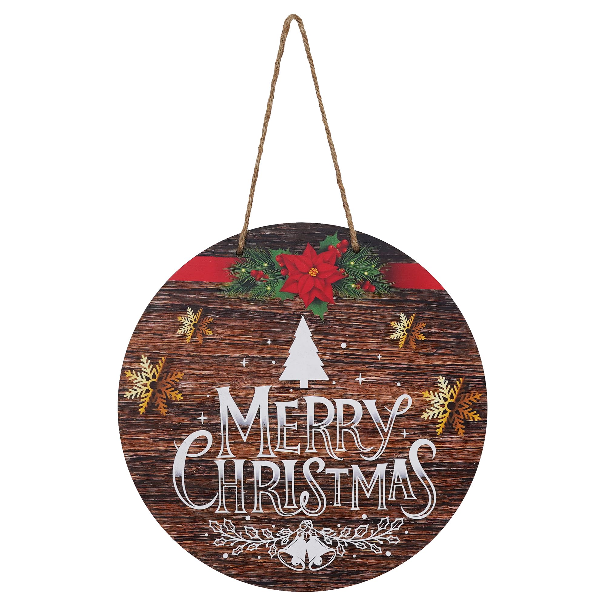 Merry Christmas Wall Hanging - Festive Home Decor -1