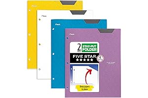 High-Quality Plastic Folders with Stay-Put Tabs