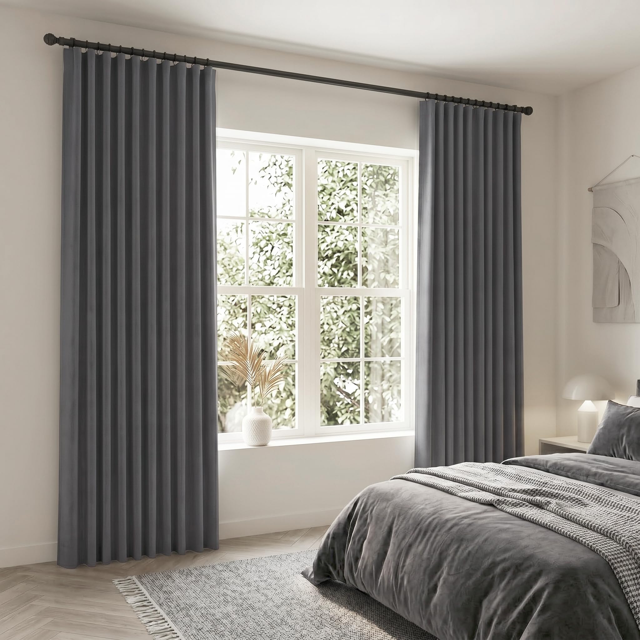 SHINELAND Thermal Insulated Blackout Curtains