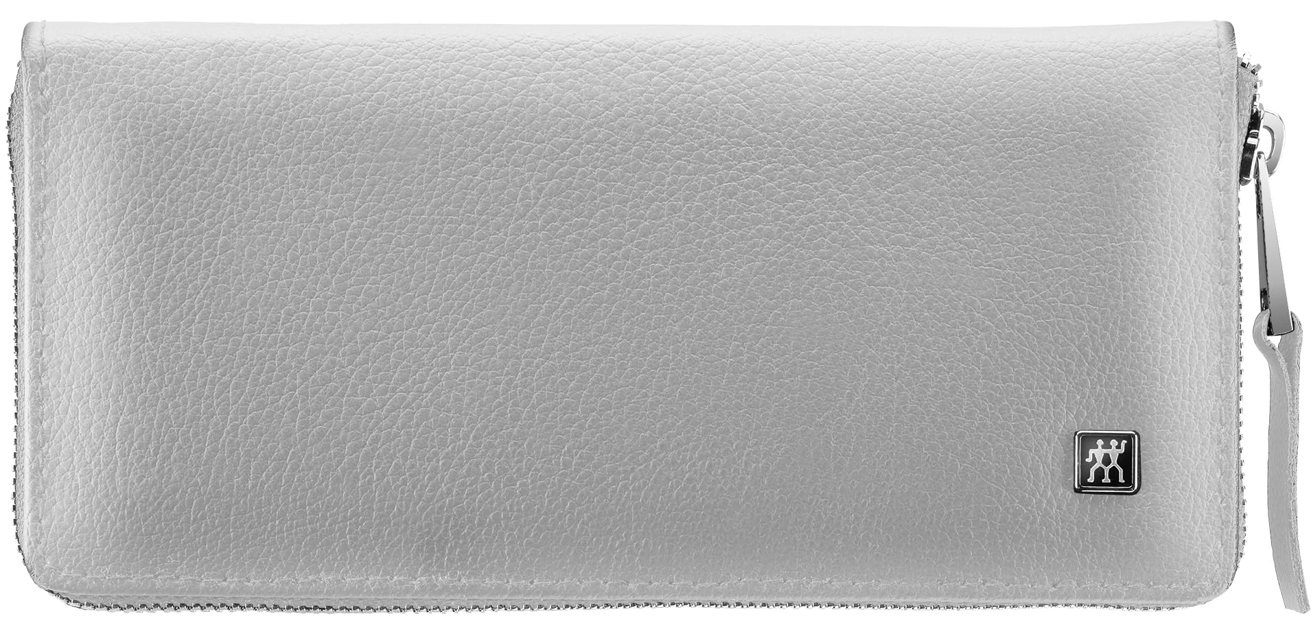 ZWILLING Maniküre- & Pediküre-Set 5-teilig im veganen Apfelleder-Etui, Nagelpflegeset inkl. Schere & Glasfeile, rostfreier Edelstahl, Grau, Premium