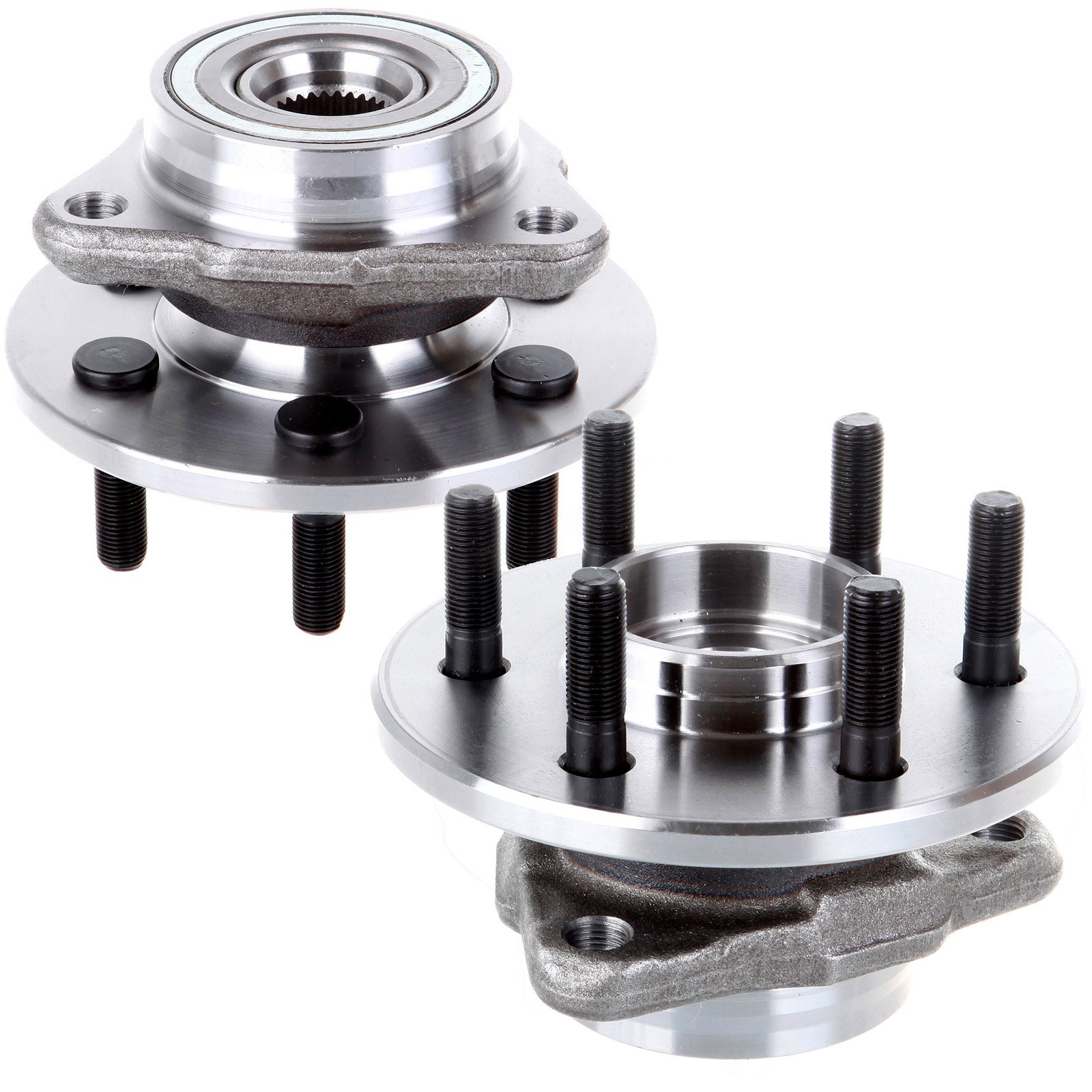 SCITOO Wheel Hub and Bearing Assembly Fits Dakota for Durango 4x4 4WD New Front Wheel Bearings 515007 X 2